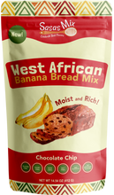 Load image into Gallery viewer, Chocolate Chip West African Gluten Free Banana Bread Baking Mix