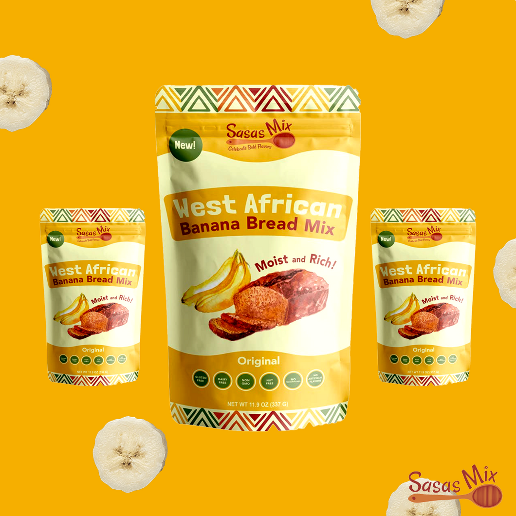 Original Lover's Dream Bundle - Original West African Gluten Free Banana Bread Baking Mix (3 pack)